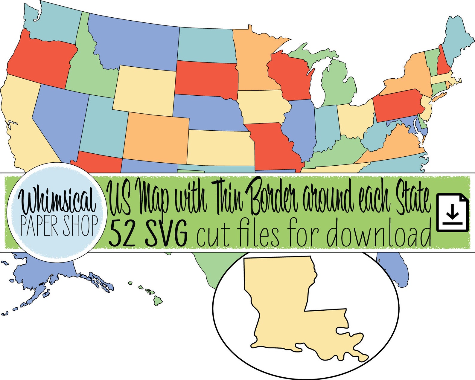 United States Map svg File United states map svg file