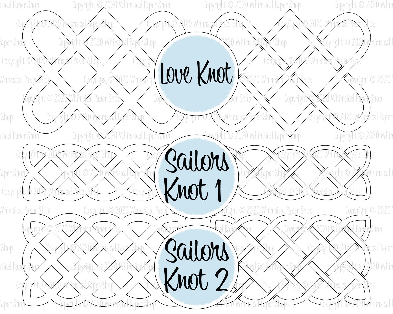 Download SVG Celtic knot bundle Love Knot Sailors Knot Quaternary Knot | Etsy