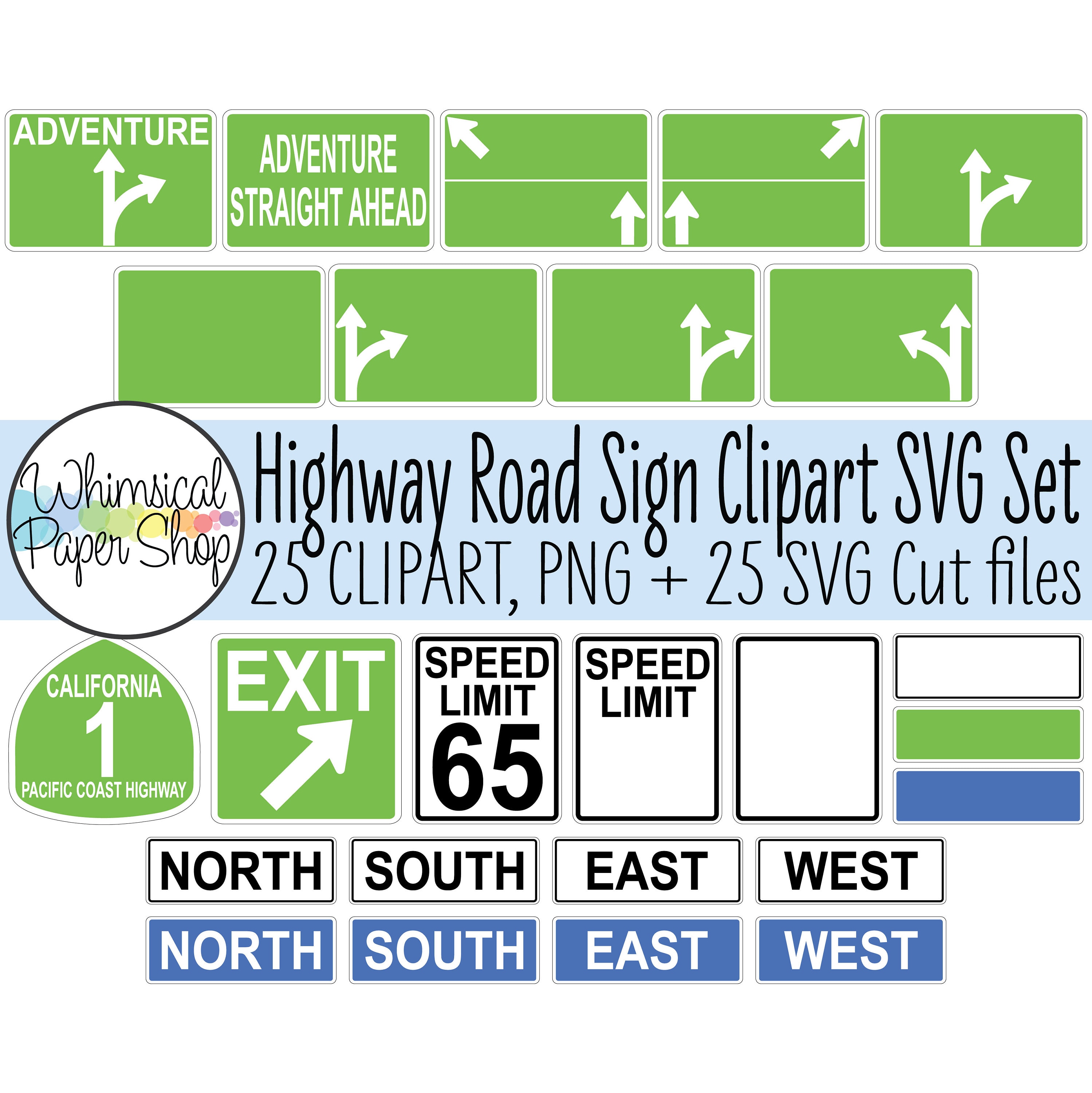 Highway Exit Sign - Etsy