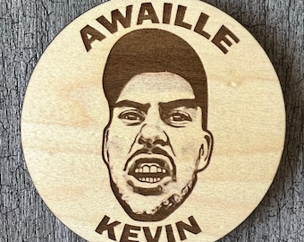 Un sous-verre en bois (Awaille Kevin)