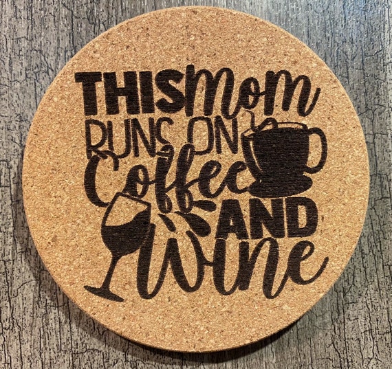 Coasters (Mom Coffee Wine) Package (4/6/8/10)
