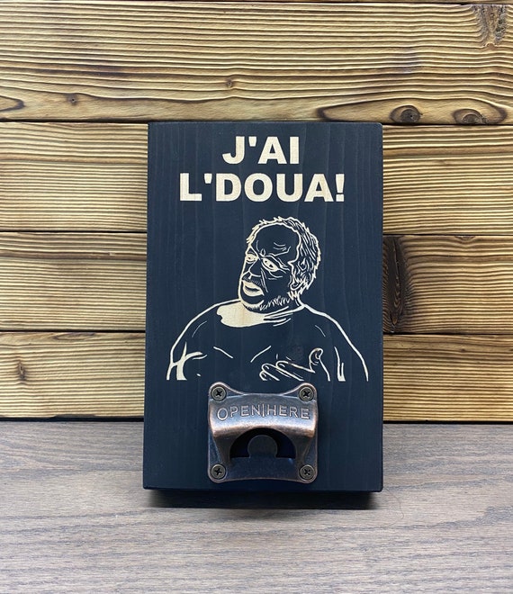 Wooden wall bottle opener (I have the doua)