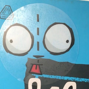 Adesivo transparente Gir Face invasor Zim
