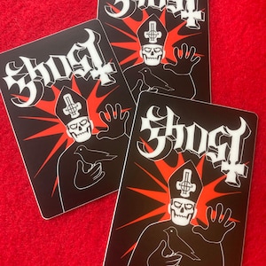 Papa Emeritus Vinyl Sticker