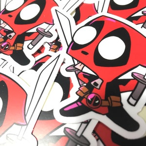 GirPool Deadpool Invader Zim Sticker