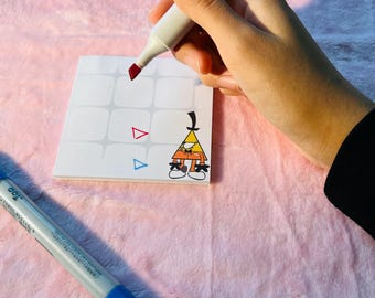 Notas adhesivas de Bill Cipher Gravity Falls
