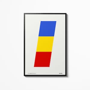 Ellsworth Kelly Color Block Poster Museum Gallery Exhibition Vintage Wall Art Home Decor Wall Hanging Galerie Maeght Print Picture