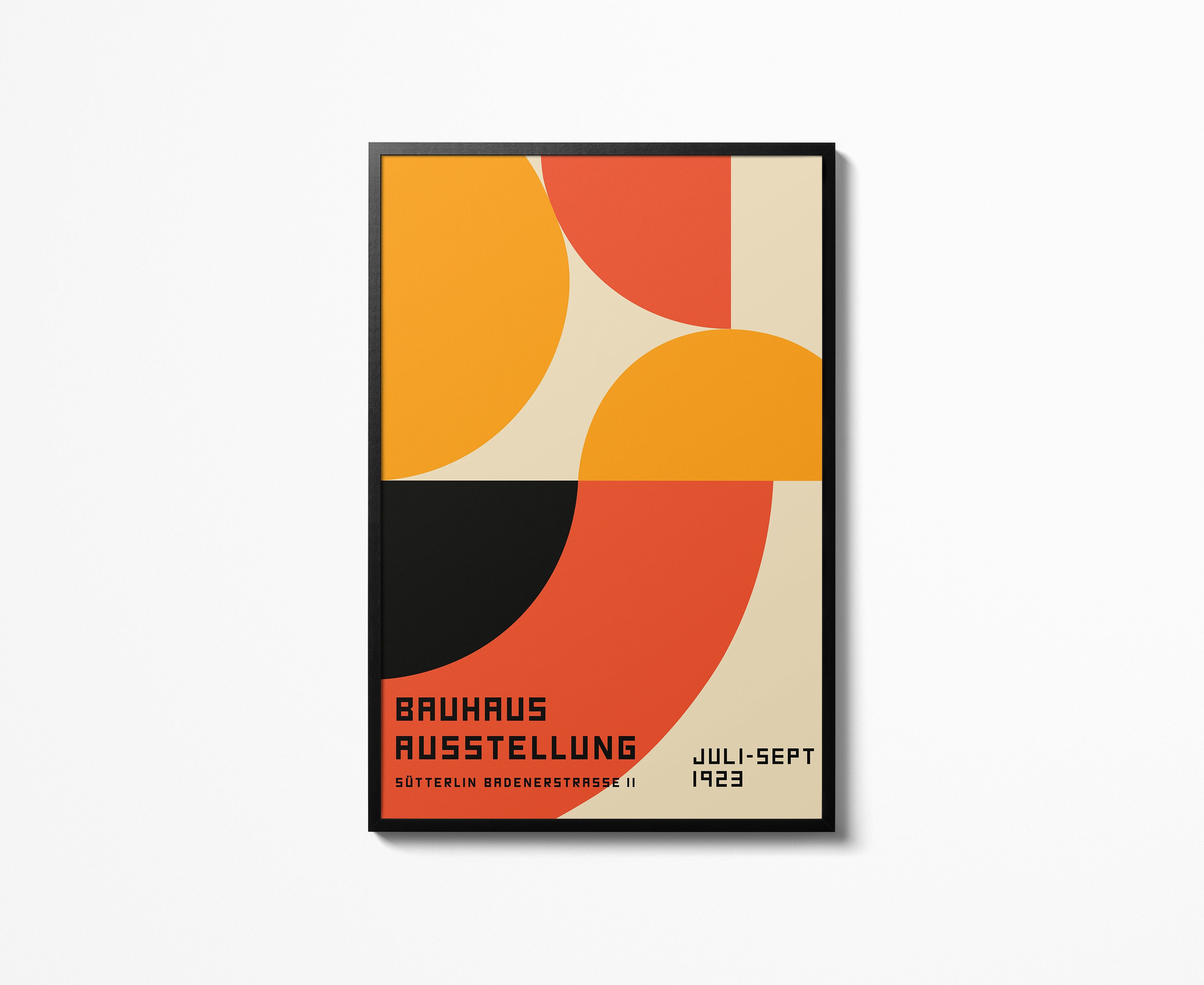 Bauhaus Shapes Bauhaus Poster Bauhaus Exhibition -