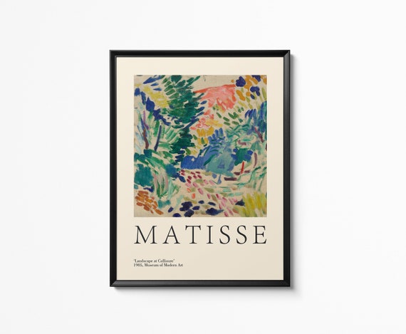 Antologi Smøre Array Henri Matisse Museum Art Exhibition Poster Matisse Art Print - Etsy