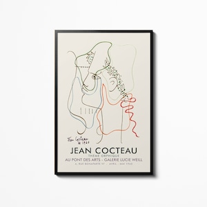 Jean cocteau poster - Etsy 日本