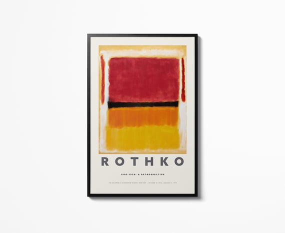 マーク・ロスコ THE TATE GALLERY 輸入ポスター マーク・ロスコ THE