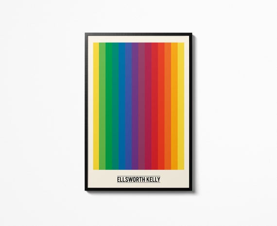 エルズワース・ケリーのポスター美術館ギャラリー展示ヴィンテージ