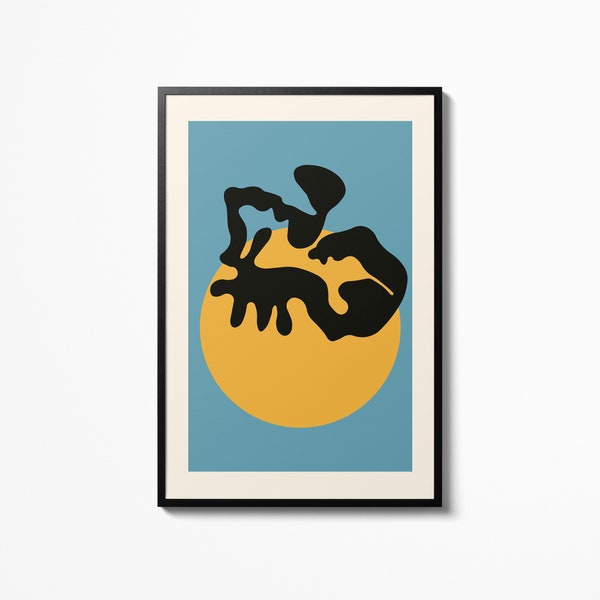 Jean Arp Abstract Poster Home Decor Vintage Wall Art Exhibition Print