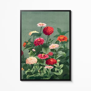 L. Prang & Co. Stampa di fiori (1884) Poster di arte botanica da appendere alla parete
