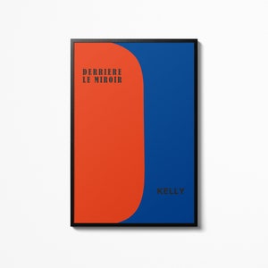 Ellsworth Kelly Galerie Maeght Poster Museum Ausstellung Vintage Wand KunstDruck Home Dekor Wandbehang Bild Malerei