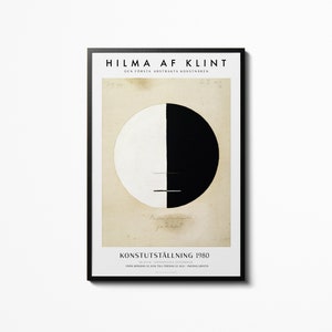 Hilma af Klint Buddhas Standpoint in Earthly Life Poster Abstract Art Exhibition Art Print