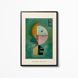 Wassily Kandinsky Upward Poster Abstract Wall Hanging Painting Print