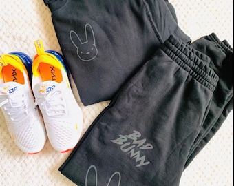 Bad Bunny Outfit , bad bunny sweatpants, bad bunny merch, Bad bunny gifts Christmas gifts