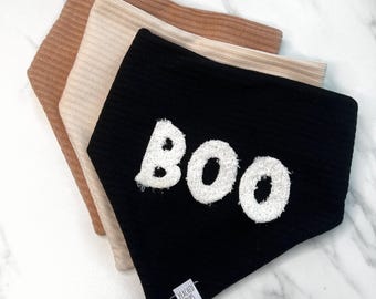 Halloween Dog Bandana | BOO Dog Bandana | Spooky Dog Outfit | Fall Pet Bandana