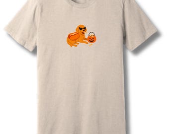 Camiseta de Halloween con diseño de Goldendoodle/Labradoodle Hot Dog/Camiseta con estampado de perro adorable/Unisex/Regalo de doodle