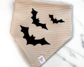 Halloween Hundehalstuch | Fledermaus Hundehalstuch | Hunde Outfit | Niedliche Haustier-Halstuch