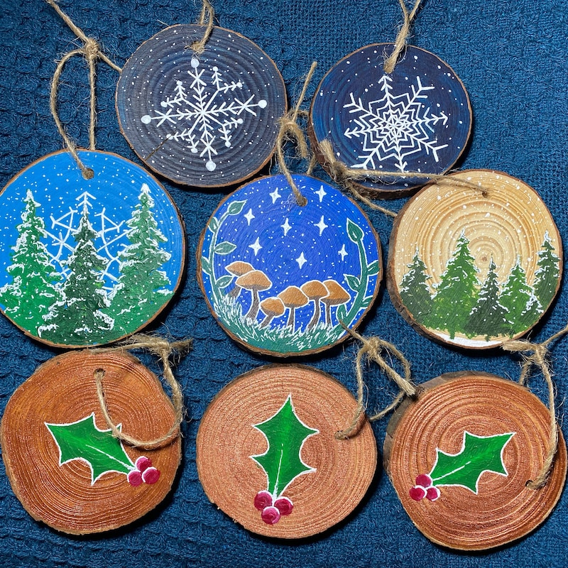 Wooden Christmas Ornaments Etsy — free download
