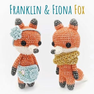 Franklin and Fiona Fox Crochet Pattern