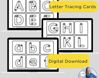 ABC letter writing, tracing, early learning, letter recognition, elementary writing skills, digital download, personal use only