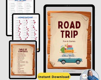 Road Trip Fun & Games | Printable Travel Activity Pack for Grades 3–5 | Summer | Spring Break | Field Trip