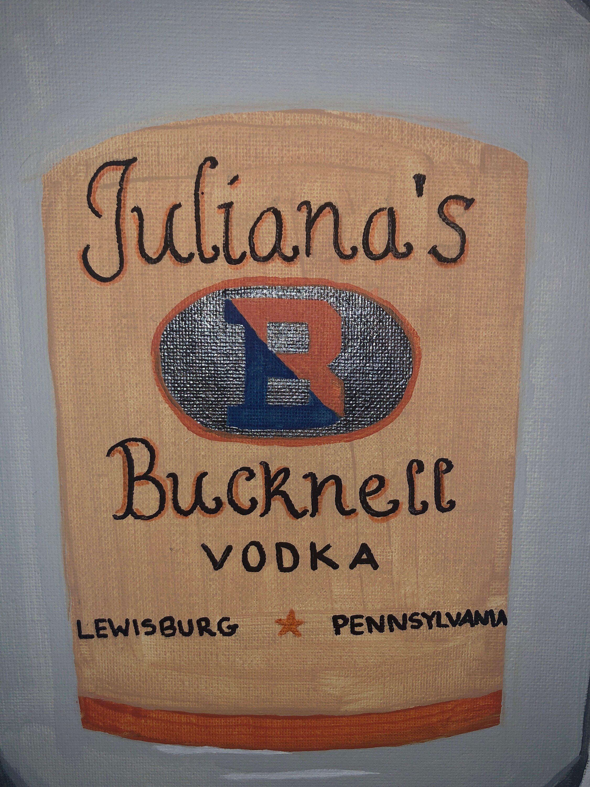 Custom Liquor Bottle Canvas Painting Etsy