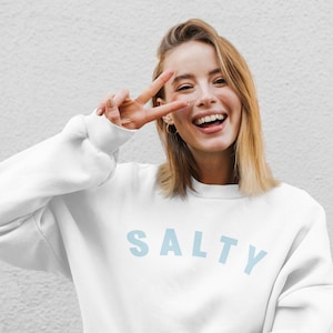 Salty Sweatshirt, Summer Sweatshirt, Beach sweatshirt, Florida Sweatshirt, Beach Nights Hoodie, Vacation Hoodie, Salty Beach, Beach Shirt