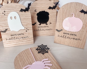 Compte à rebours jusqu'à Halloween | effaçable à sec quelques jours avant Halloween | Calendrier d'Halloween | Activités d'Halloween pour les enfants | Effaçable à sec