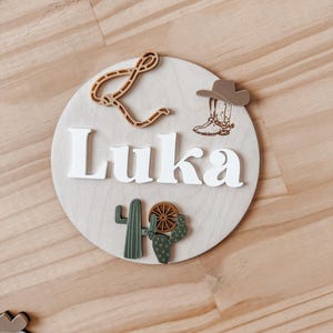 Western Baby Name Sign | Cowboy Boots Baby Boy Sign | Cowboy Baby Sign | Personalized Baby Name | Baby Shower Gifts | Gifts for baby Boy