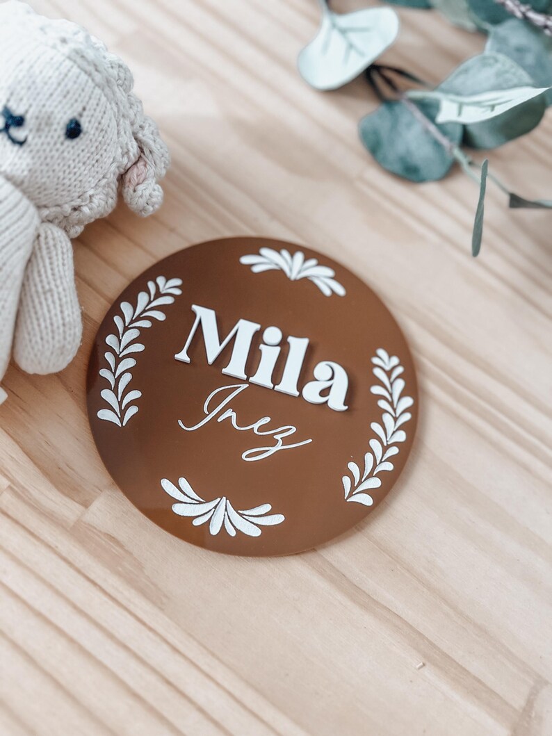 Talavera babynamnskylt bild 3