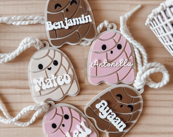 Ghost Concha Basket Tag | Concha Name Tag | Halloween Latino | Concha Ghost | Pan Dulce | Halloween Basket Tag | Candy Bag Name |