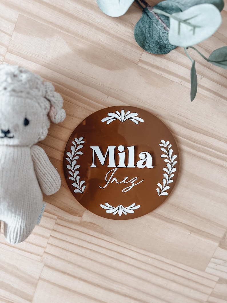 Talavera babynamnskylt bild 1