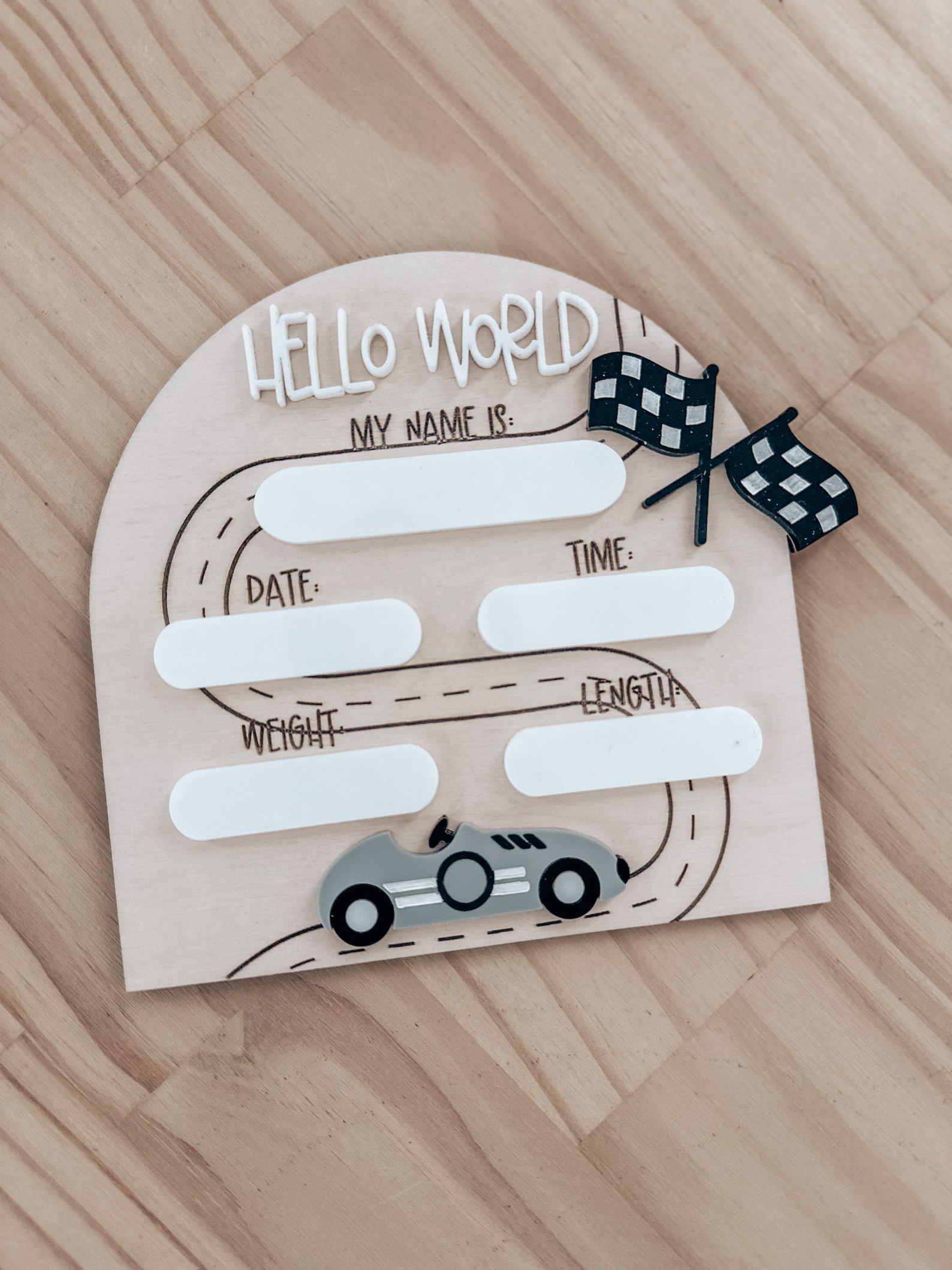 Race Car Baby Birth Stats | Racing Baby Boy Sign | Race Car Baby Sign ...