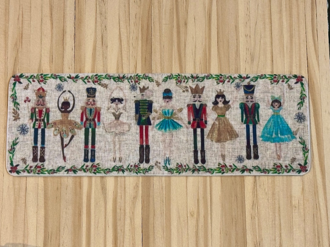 Dollhouse Miniature Rug Beige Nutcracker Velvet Rug 112 Scale Etsy