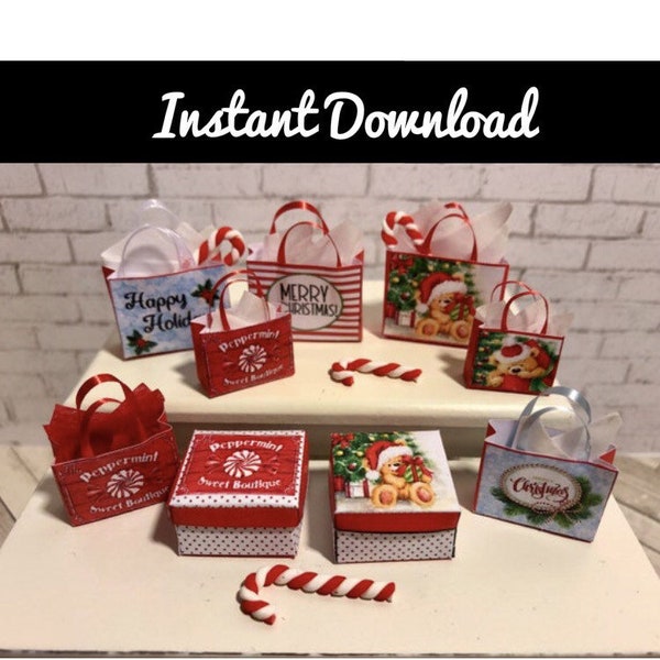 Miniature Christmas Printable - Etsy