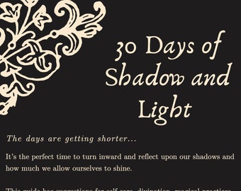 30 Days of Shadow and Light Work