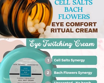 Botanical Eye Comfort Cream | Cell Salts, Bach Flowers, Unscented Ritual Care