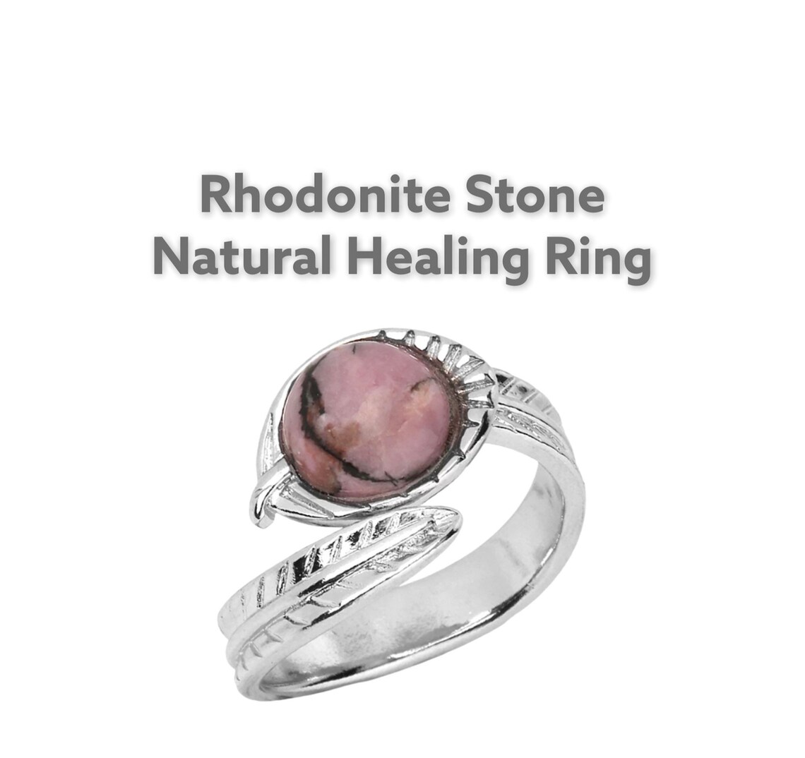 EMF PROTECTION RING. Natural Stone Ring. 5G Shield Stone Ring Etsy