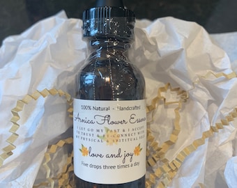 Arnica Flower Essence Powerful Vibrational Healing Remedy | Trauma, Shock, Disassociation, Higher Self Disconnection  | Organic