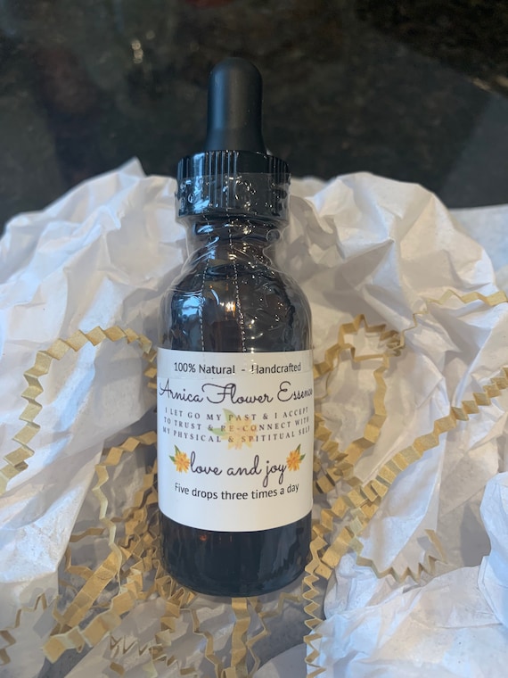 Arnica Flower Essence Powerful Vibrational Healing Remedy | Trauma, Shock, Disassociation, Higher Self Disconnection  | Organic