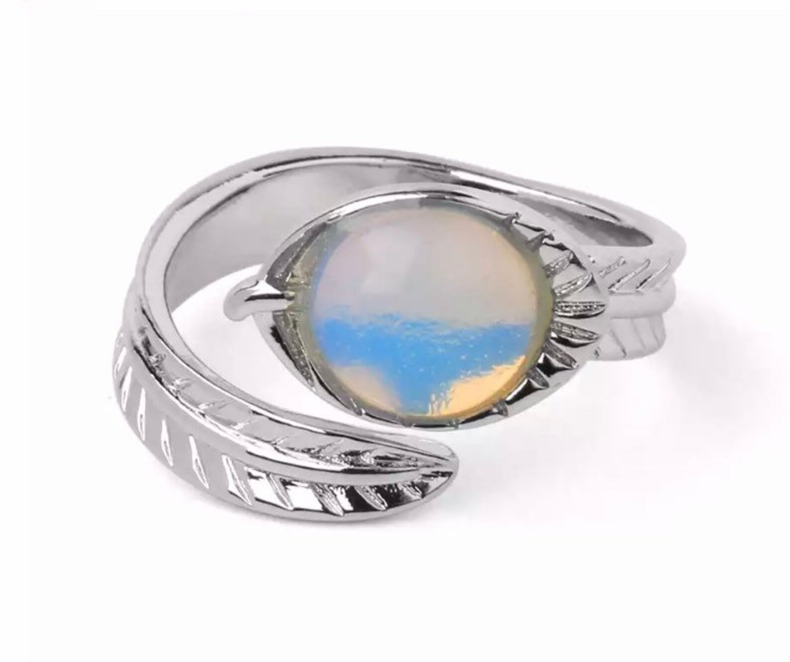 EMF PROTECTION RING. Natural Stone Ring. 5G Shield Stone Ring Etsy