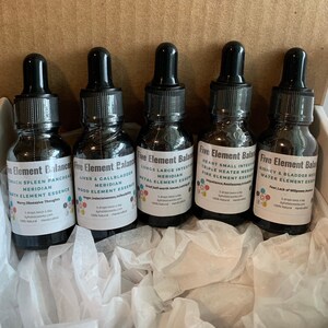 Five Element Resonance Essence. TRADITIONAL CHINESE MEDICINE. Cell Salt Bach flower synergistic formula. Five Element Harmonizing Elixir