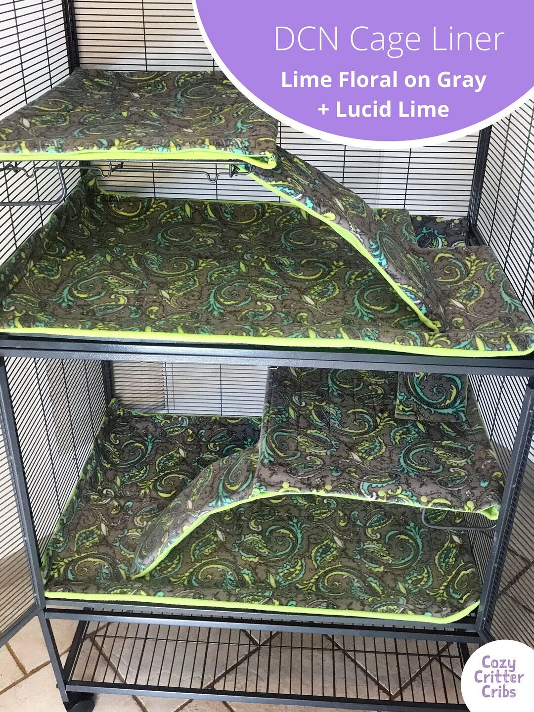 Picture of Ferret Nation Cage Liner Cage Liners | Fleece Cage Liners | Anti-pill ...