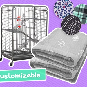 Customizable Cage Liners: 37-Inch Rolling 4-Level Wire Small Animal Cage | Ferret Chinchilla Rat | YAHEETECH | SmileMart | Topeakmart
