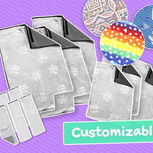 Customizable Cage Liners, 11-piece Midwest Triple Critter/ or Ferret Nation, Standard Tray or Bass Pans (Double Critter Nation or DCN)