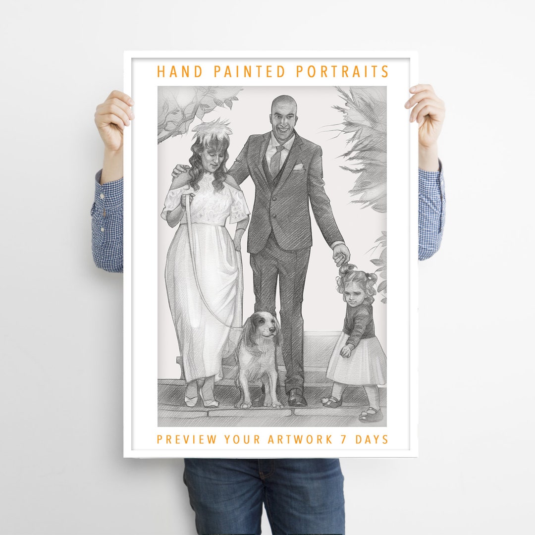 2nd Anniversary for Him, 2nd Anniversary Gift Cotton Custom Hand Drawn ...